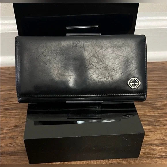 Gucci Interlocking ‘G’ Long Wallet - Picture 1 of 12